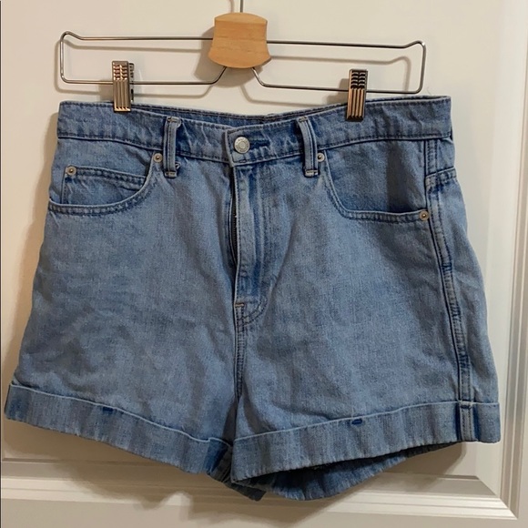 GAP Pants - Gap 1969 Original High Rise Short Blue Denim